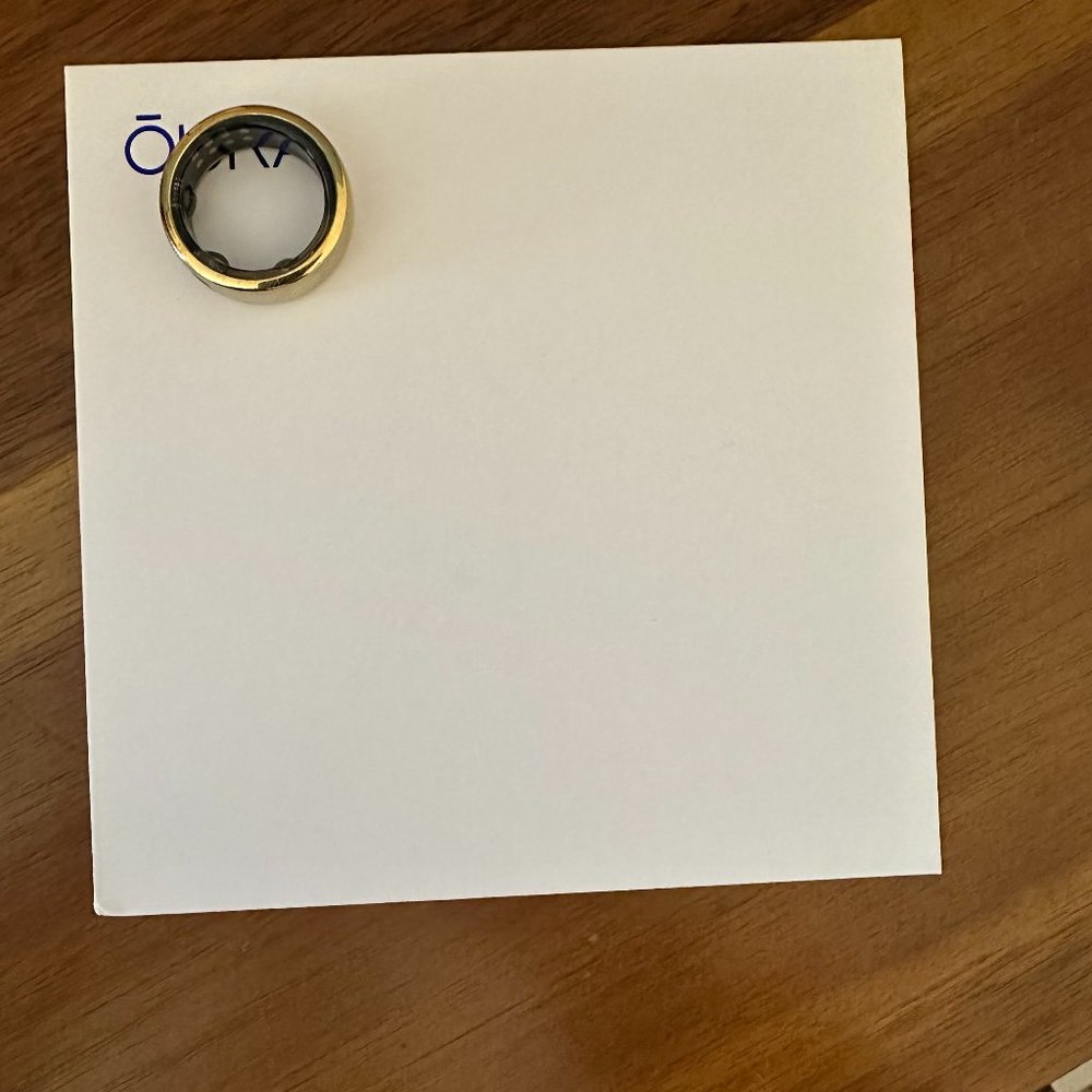 Oura Ring Gen 3 Horizon Gold Activity & Sleep Tracker